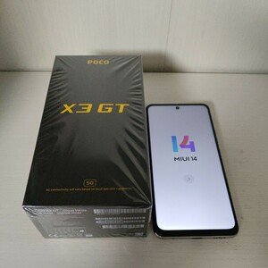 Xiaomi POCO X3GT 5G デュアルSIM クラウドホワイト 8GB/256GB 中古