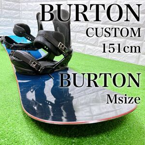 メンズ2点 スノーボード バートン BURTON CUSTOM 151cm / バイン BURTON Mサイズ