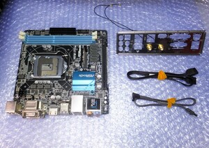 Asrock H97M-ITX/ac LGA1150 Intel H97 Mini-ITX Haswell対応