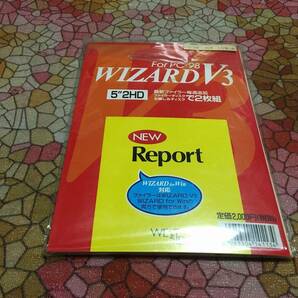 ウエストサイド PC-9801版 1995 1-1 NEW Report WIZARD V5 V3 for Win用（5インチFD2枚、パッケージ、説明書。起動未確認）送料込みの画像1