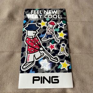 ステッカー　PING