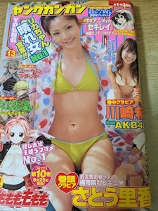 雑誌★ ヤングガンガン 2008年7月4日号 2008/7/4 No.13 さとう里香 川崎希 AKB48 セキレイ ピンナップ付