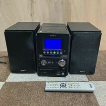 動作品 リモコン付属 CMT-M35WM SONY ソニー マイクロハイファイコンポーネントシステム HCD-M35WM スピーカーSS-CM35_画像1