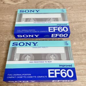 EF60 新品未開封品 未使用品SONY ソニー カセットテープ ノーマルポジション