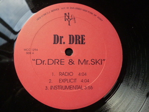 Dr. Dre / Dr. Dre & Mr. Ski 試聴可 US12 激渋ギャングスタ WESTSIDE HIPHOP