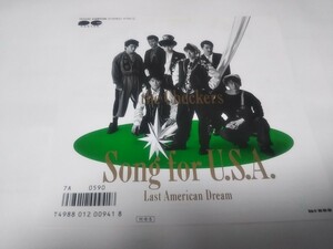 【EPレコード】SONG FOR USA チェッカーズ