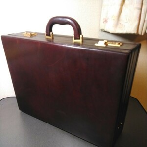 超希少　良品　BALLY レザー　アタッシュケース　アメリカ購入品