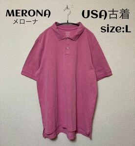 MERONA メローナ ポロシャツ USA古着 L