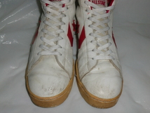 ★CONVERSE PRO LEATHER Hi `98製コンバース 56-8K プロレザー Hi ホワイト/レッド RED-0135 レザー_画像8