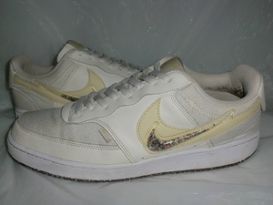 ★NIKE COURT VISION Lo PREMIUM `21製ナイキ DJ1974-100 コートヴィジョン Lo プレミアム ホワイト/アイボリー/ジュエルスウォッシュ