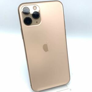 【SIMロック解除済】 Apple アップル iPhone 11Pro 256GB ゴールド docomo◯ スマートフォン 本体のみ