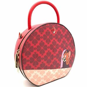 【未使用品】 kate spade Canteen ケイトスペード トムとジェリーコラボ 2wayバッグ ミニバック ショルダー/ハンドバッグ 保存袋