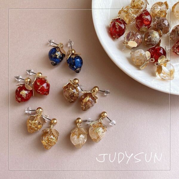 いちごピアス/イヤリング