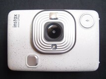 美品 FUJIFILM instax mini LiPlay ストーンホワイト チェキ 動作品 / 富士フィルム インスタックス ミニ リプレイ_画像3