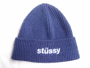STUSSY ステューシー ロゴ刺繍 ニットキャップ / 帽子