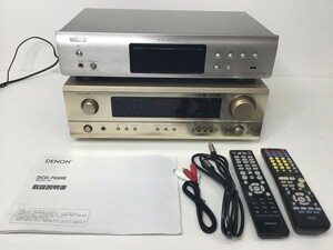 ●代KNI071-140 【音出し・動作確認済み】 DENON デノン DCD-755RE CDプレーヤ 2018年製 / デノン AVC-1570 アンプ 2つセット