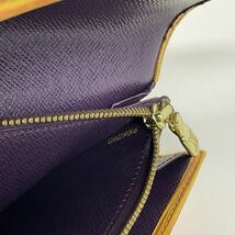 SKT554-60◆ LOUIS VUITTON／ルイヴィトン エピ ポシェットポルトモネクレディイエロー系 二つ折り長財布_画像8