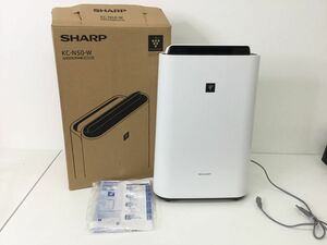 ●営ST546-160【取扱説明書付き】SHARP シャープ KC-N50-W 加湿空気清浄機 プラズマクラスター7000 2021年製