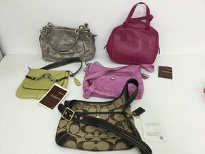 ●営SA346-120【COACH★バッグまとめ】コーチ シグネチャー ショルダーバッグ トートバッグ ハンドバッグ 5点セット