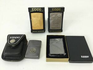 ●営FU381-60【ZIPPO★まとめ】ジッポー 1993/1995/2000年製 イーグルコイン 喫煙具