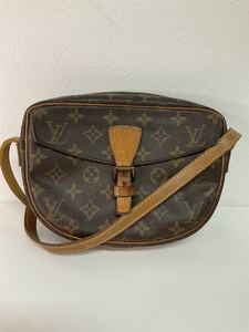 営SR777-60◆ LOUIS VUITTON／ルイヴィトン モノグラム ブラウン ジュヌフィーユ 斜めがけ ショルダーバッグ 