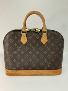 営KZ320-80◆ LOUIS VUITTON／ルイヴィトン モノグラム アルマ ハンドバッグ カデナ 南京錠 鍵あり