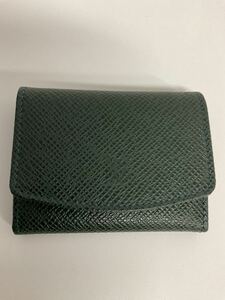 SKT523-60◆ 【美品】LOUIS VUITTON／ルイヴィトン ダークグリーン 緑 タイガ カフスケース 