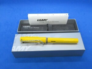 LAMY Lamy fountain pen Safari F small character yellow L18-F regular imported goods * unused goods * free shipping *