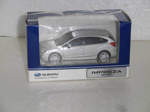 非売品 スバル インプレッサ スポーツ ミニカー 1/40 プルバックカー シルバー？ SUBARU Confidence in Motion IMPREZA SPORT