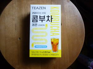 未開封　格安　訳あり　TEAZEN ティーゼン コンブチャ 1箱　レモン味 5g ×10本入りを　５箱　50本