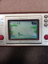 Nintendo GAME&WATCH PARACHUTE PR-21 任天堂 ゲームウォッチ パラシュート 当時もの ゲーム機 ジャンク品　蓋無し　動作確認済み　フリ01_画像5