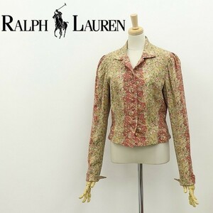 国内正規品◆RALPH LAUREN ラルフローレン 総柄 くるみボタン シャツ ジャケット 11