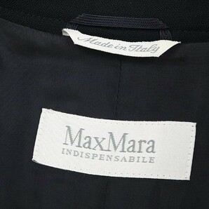白タグ◆Max Mara マックスマーラ ダブル ジャケット ダークネイビー 40の画像6