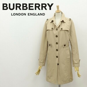 国内正規品◆BURBERRY LONDON バーバリー ロンドン メタルボタン スプリング トレンチ コート ベージュ 38