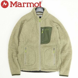 ◆Marmot Mountain Limited マーモット ロゴ刺繍 ワッペン付 フリース ジップ ジャケット M