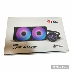 【美品】MSI MAG CoreLiquid 240R 簡易水冷CPUクーラー ジャンク 現状品