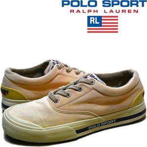 1点物◆ラルフPOLOポロスポーツ90sビンテージスニーカー革靴シューズ古着メンズ25.5レディースOKアメカジブランド90sストリート中古371278