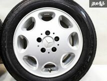 バリ山！ BORBET メルセデス W124 Eクラス 15インチ 7J +36 5穴 PCD 112 205/60R15 4本 W210 W126 W202 Cクラス 等_画像3