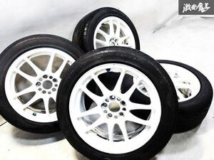 ●バリ山！WORK EMOTION ワーク エモーション CR KAI 16インチ 7J +35 PCD 100 5穴 205/50R16 4本 ST202 セリカ インプレッサ レガシィ