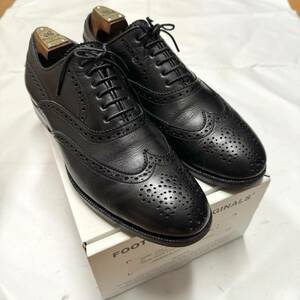 フットストックオリジナルズ ウィングチップ レザーシューズ 定価38,880円 8 (26㎝) FOOTSTOCK ORIGINALS foot the coacher 竹ヶ原敏之介