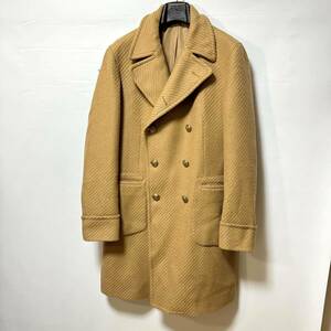  including carriage TAGLIATORE Tagliatore wool long coat 48(L) Carlo/Z 34UIC135 men's Italy made karuro Chesterfield coat Camel gold .