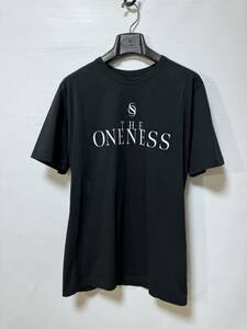 THE ONENESS ザ ワンネス 22年春夏 ロゴTシャツ 定価14,300円 L 送料230円〜 T-Shirts / Black メンズ 半袖 カットソー ブラック 黒