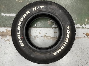 195/80R15【ホワイトレター】YOKOHAMA GEOLANDAR H/T G056 19年製 中古品4本セット YM