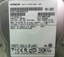 ハードディスク HITACHI HCS5C3232SLA380 320GB（レコーダー DMR-BW750から外し）中古_画像4