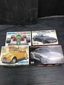 タミヤ プラモデル TAMIYA ポルシェ 959 ポルシェ911 CITROEN2CV ベネトンフォードB188 4個まとめ