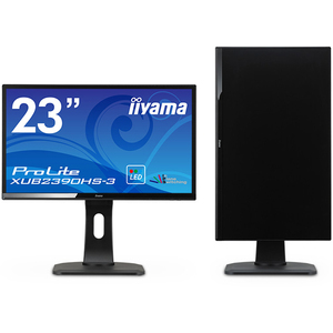 【送料込み】IIYAMA製　23インチ液晶モニター　ProLite XUB2390HS-B3　縦表示できるピボット機能　購入時定価22,000円