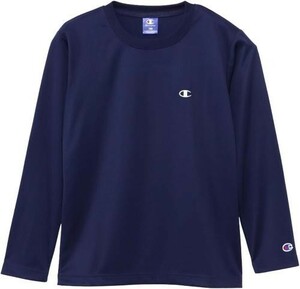 [チャンピオン] Tシャツ 長袖 丸首 吸水速乾 ワンポイントロゴ ロングスリーブTシャツ ベージックスポーツ CKSYS405Z