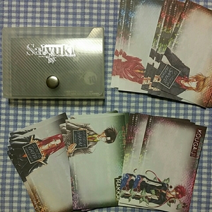 [ ultra rare new goods unused ] most . chronicle business card type character memory 5 Cara ×10 sheets 