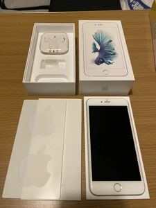 iPhone 6s plus シルバー SIMフリー 本体　EarPods 外装箱