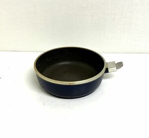 【中古/相当品/ナベ本体のみ】アサヒ軽金属 オールパンゼロ 約20cm 藍色 取っ手無し ※必ず商品詳細をご確認下さい 20サイズ